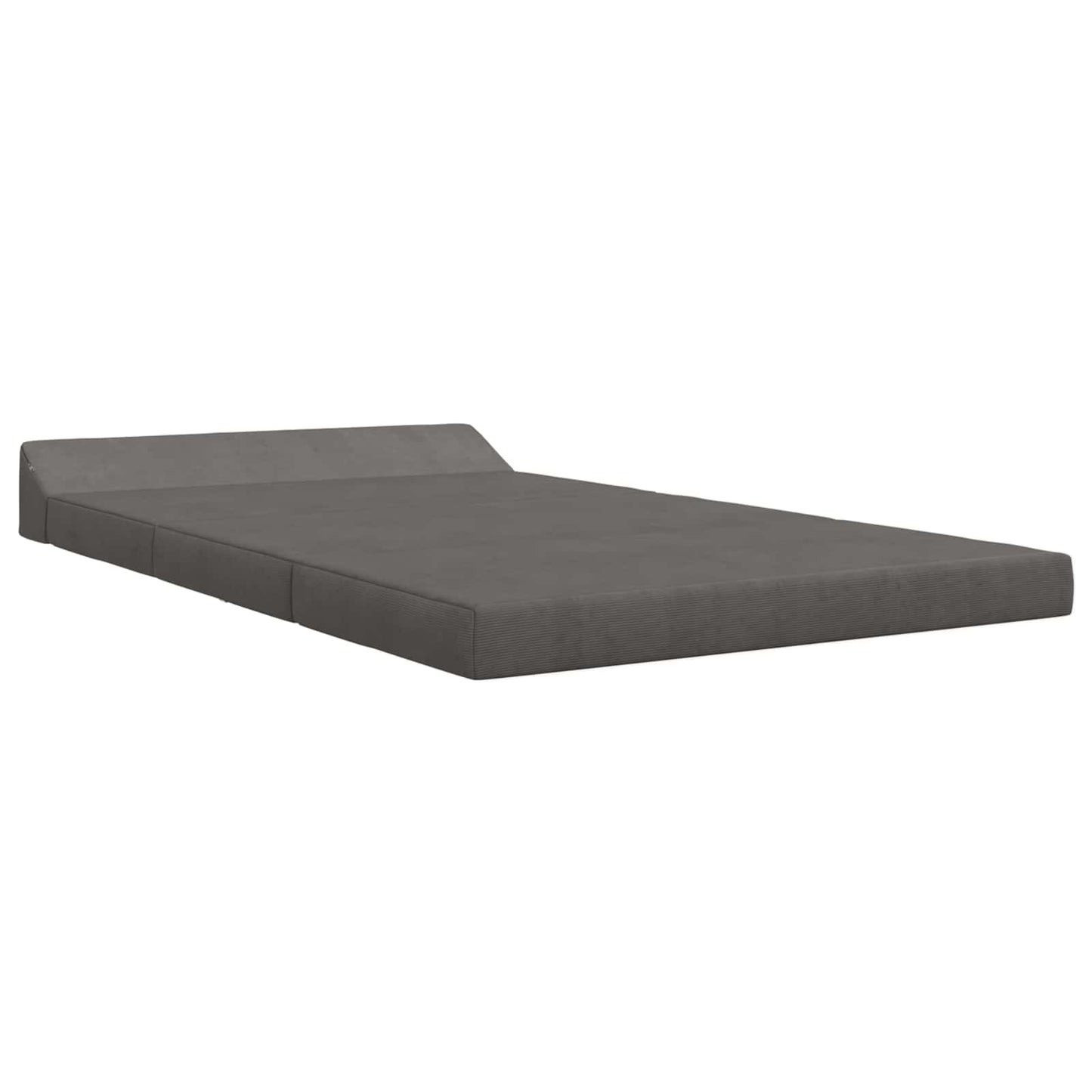 Divano Letto Pieghevole Grigio Scuro 120 x 60 x 49 cm Tessuto | homemem39