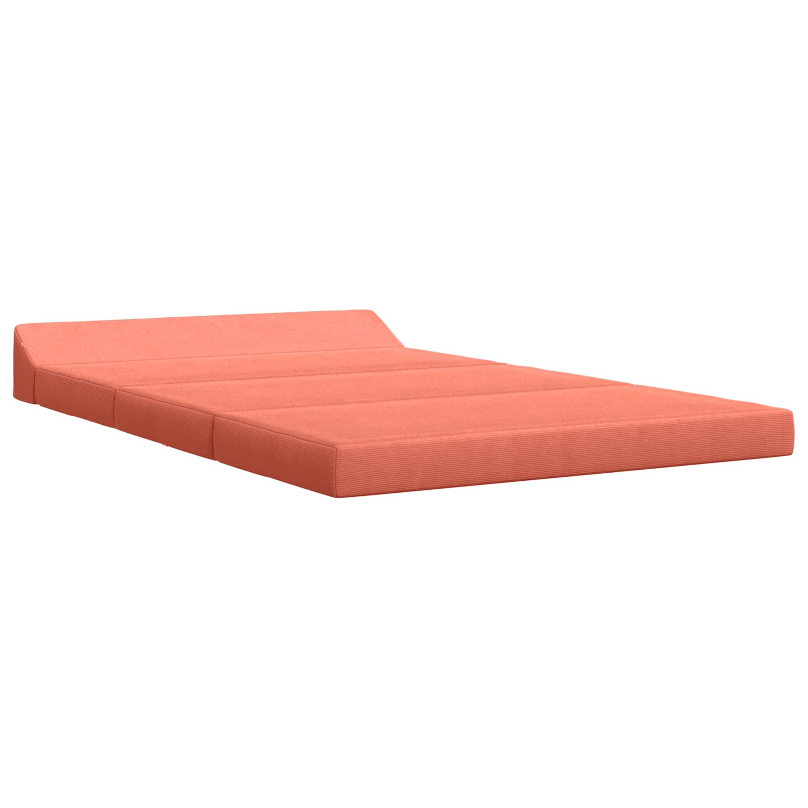 Divano Letto Pieghevole Rosso Arancio 120 x 60 x 49 cm Tessuto | homemem39