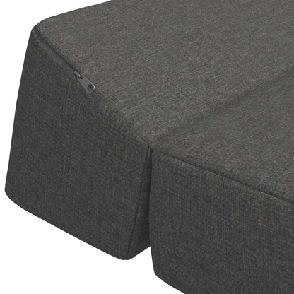 Divano Letto Pieghevole Grigio Scuro 60 x 70 x 41 cm Tessuto | homemem39