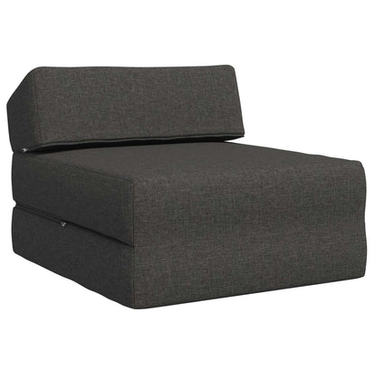 Divano Letto Pieghevole Grigio Scuro 60 x 70 x 41 cm Tessuto | homemem39