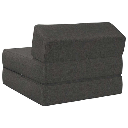 Divano Letto Pieghevole Grigio Scuro 60 x 70 x 41 cm Tessuto | homemem39