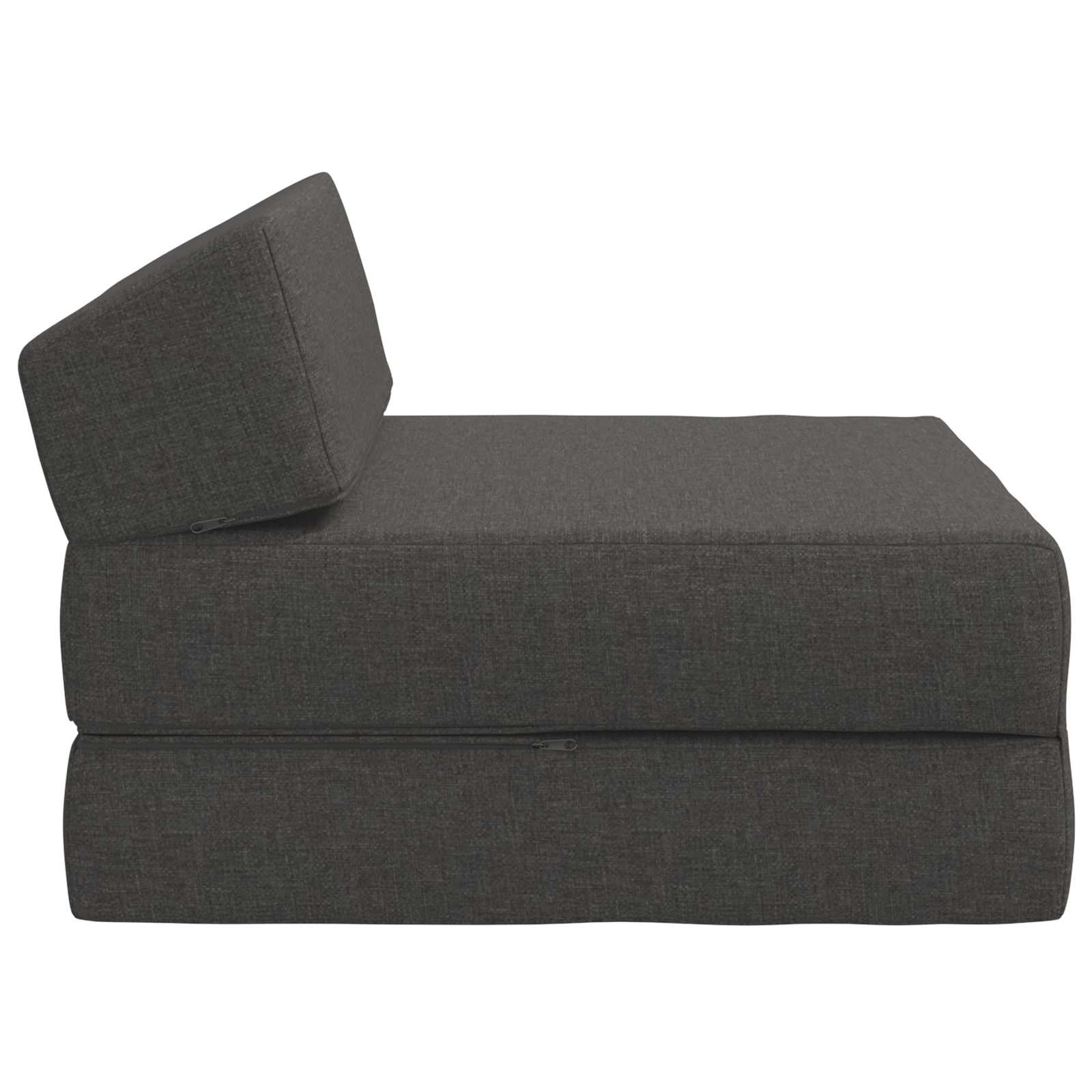 Divano Letto Pieghevole Grigio Scuro 60 x 70 x 41 cm Tessuto | homemem39