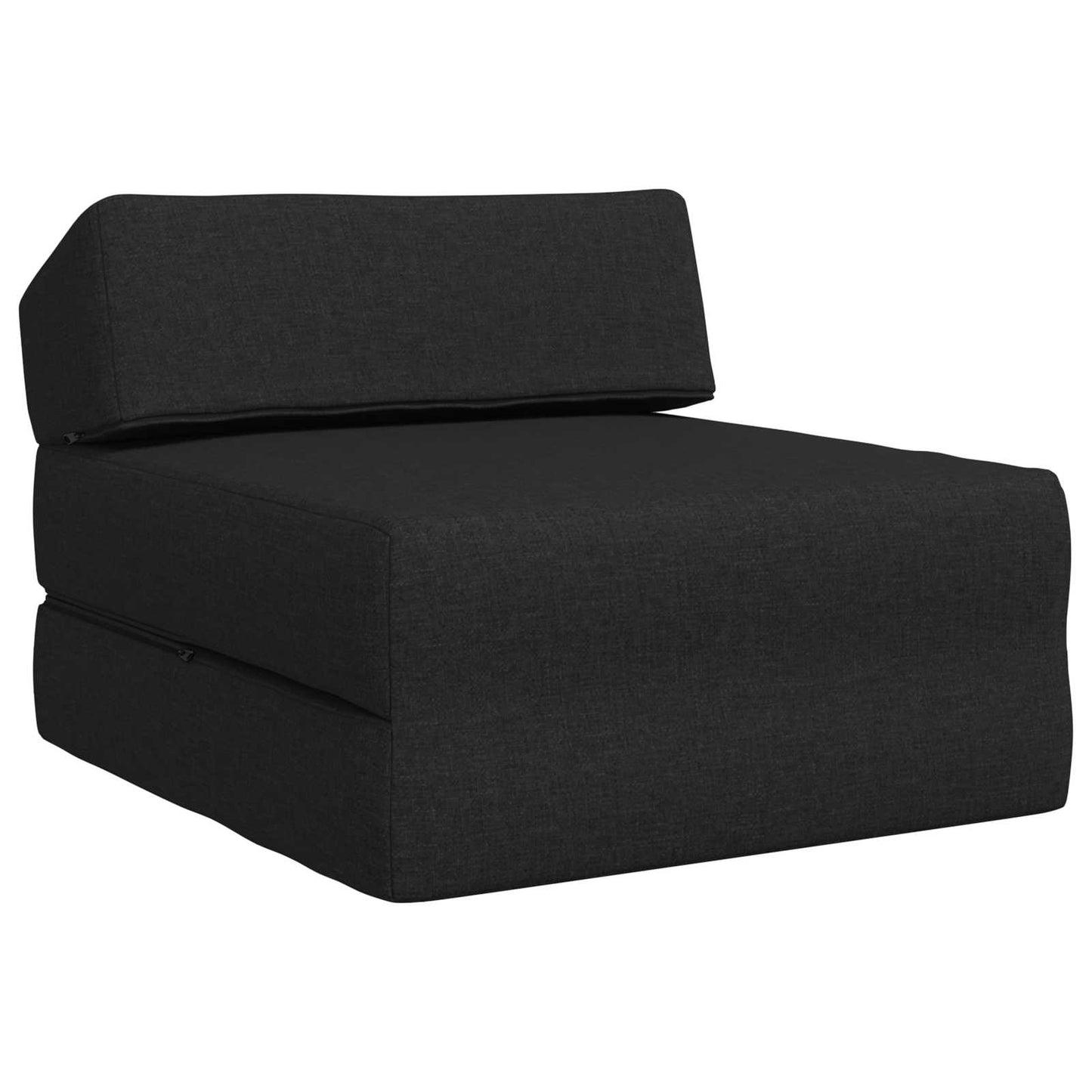 Divano Letto Pieghevole Nero 60 x 70 x 41 cm Tessuto | homemem39