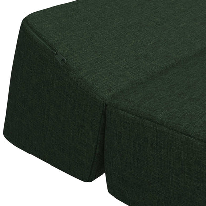 Divano Letto Pieghevole Verde Scuro 60 x 70 x 41 cm Tessuto | homemem39