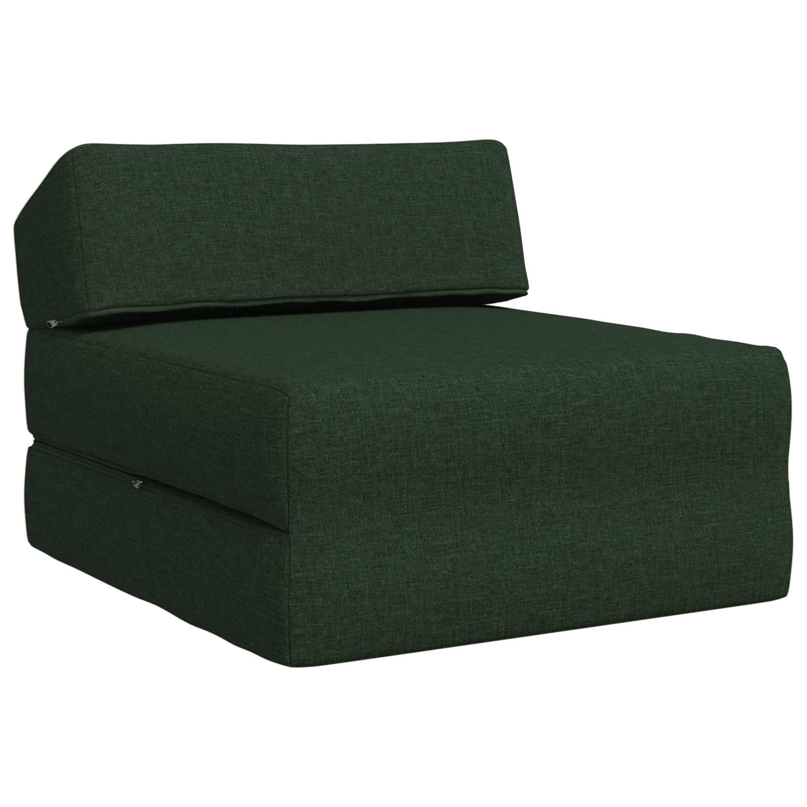 Divano Letto Pieghevole Verde Scuro 60 x 70 x 41 cm Tessuto | homemem39