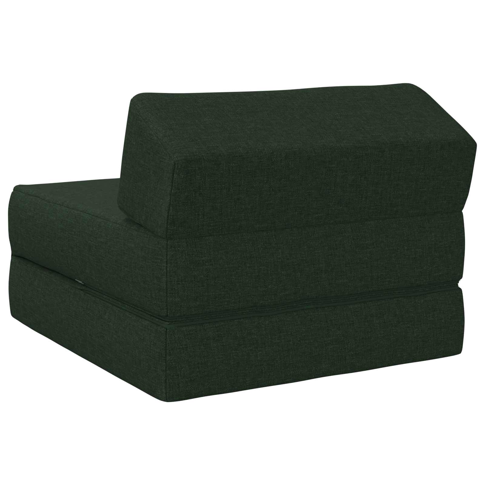 Divano Letto Pieghevole Verde Scuro 60 x 70 x 41 cm Tessuto | homemem39