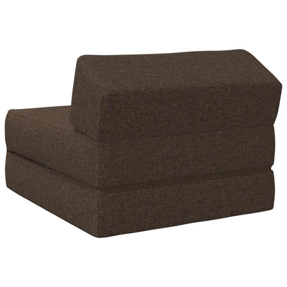 Divano Letto Pieghevole Tortora 60 x 70 x 41 cm Tessuto | homemem39