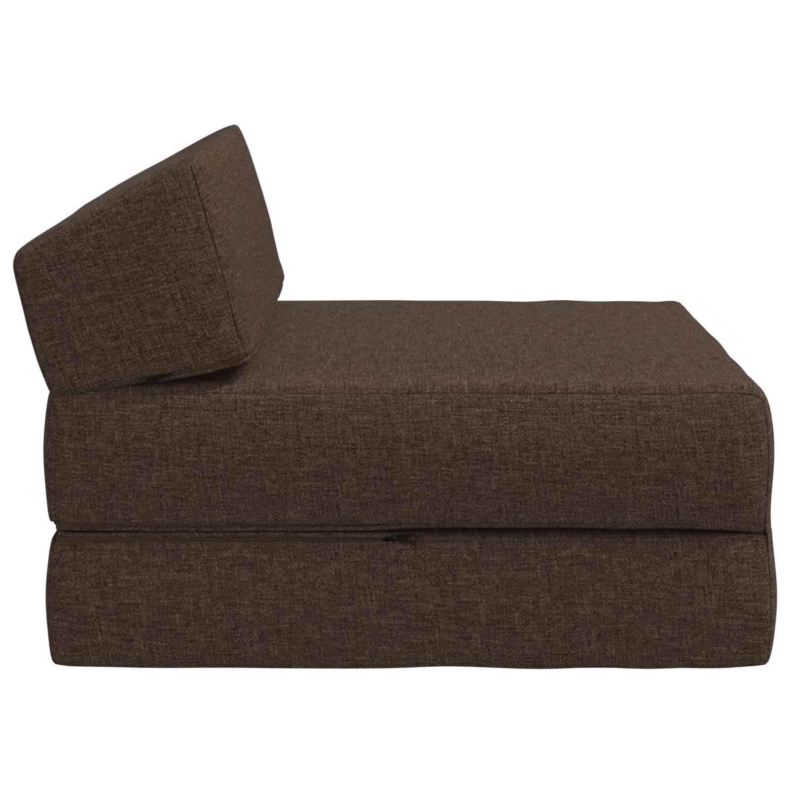 Divano Letto Pieghevole Tortora 60 x 70 x 41 cm Tessuto | homemem39