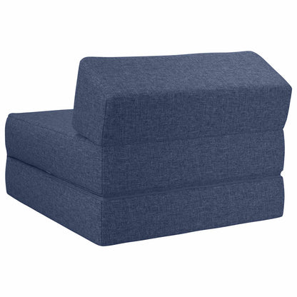 Divano Letto Pieghevole Blu 60 x 70 x 41 cm Tessuto | homemem39
