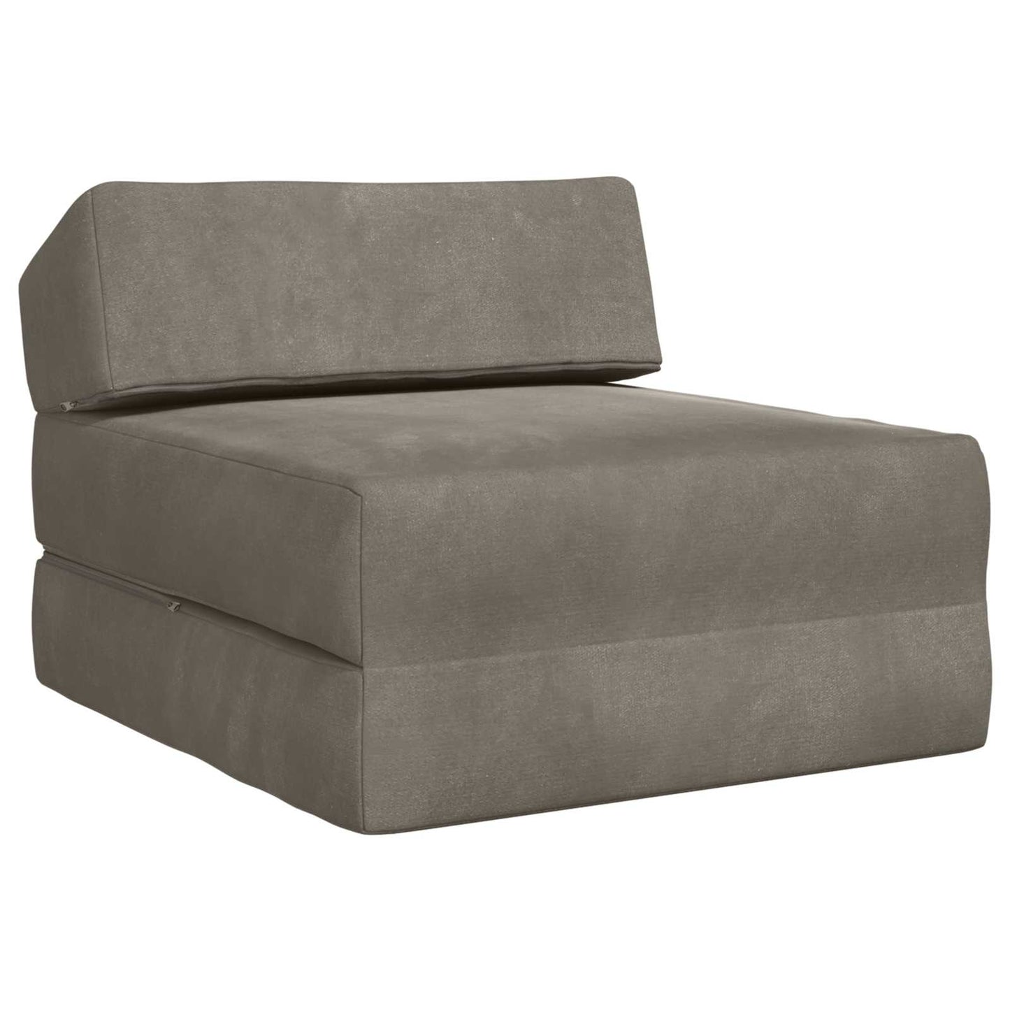 Divano Letto Pieghevole Grigio Chiaro 60 x 70 x 41 cm Tessuto | homemem39
