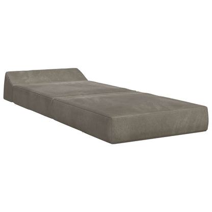 Divano Letto Pieghevole Grigio Chiaro 60 x 70 x 41 cm Tessuto | homemem39