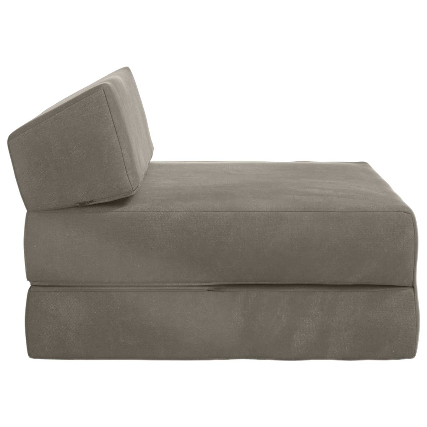 Divano Letto Pieghevole Grigio Chiaro 60 x 70 x 41 cm Tessuto | homemem39