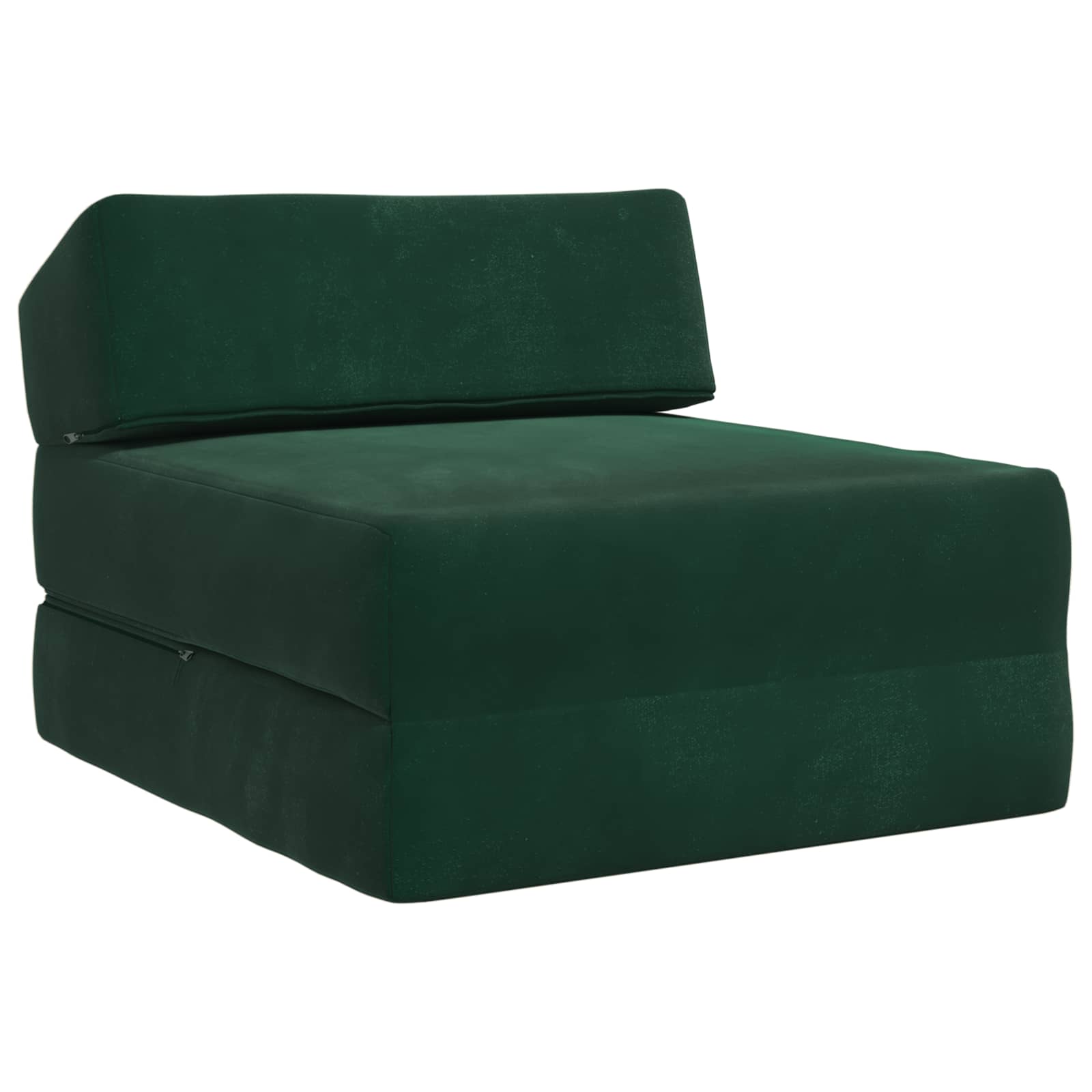 Divano Letto Pieghevole Verde Scuro 60 x 70 x 41 cm Tessuto | homemem39