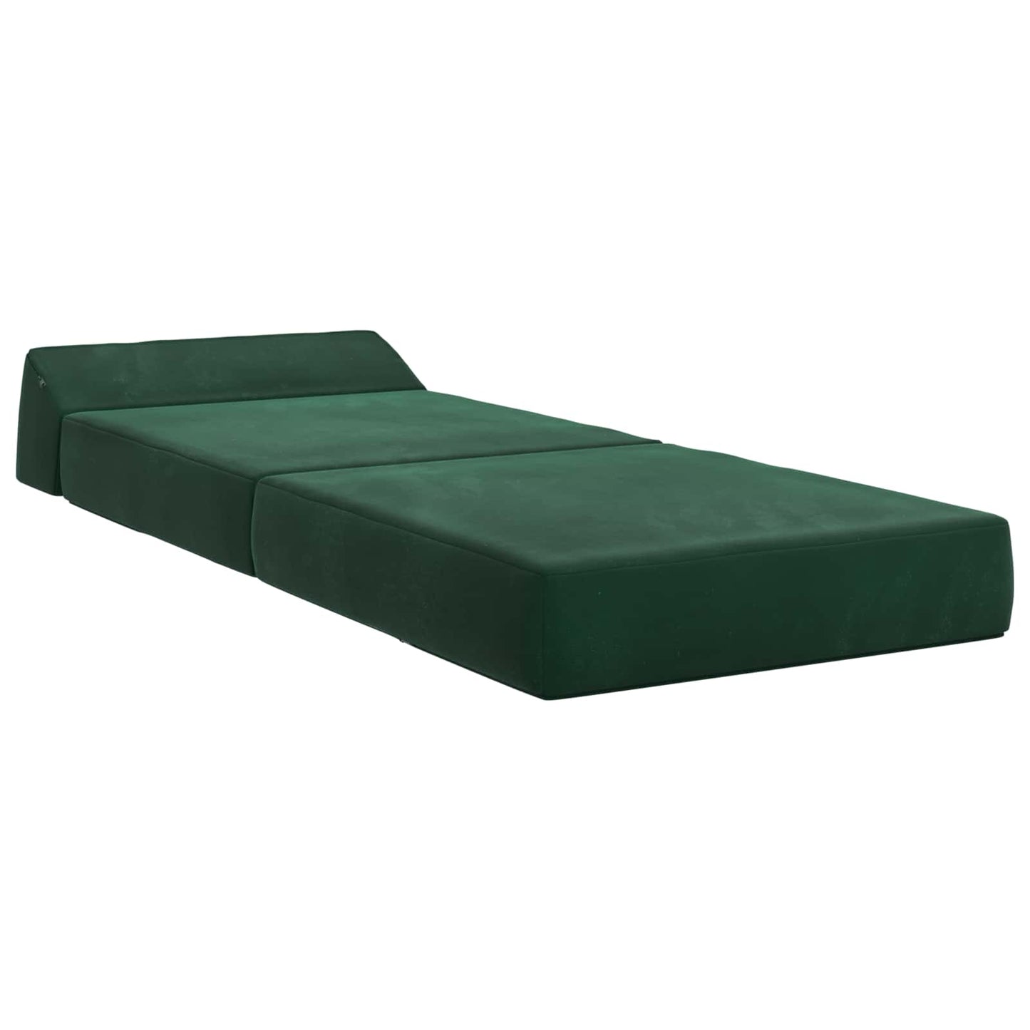 Divano Letto Pieghevole Verde Scuro 60 x 70 x 41 cm Tessuto | homemem39
