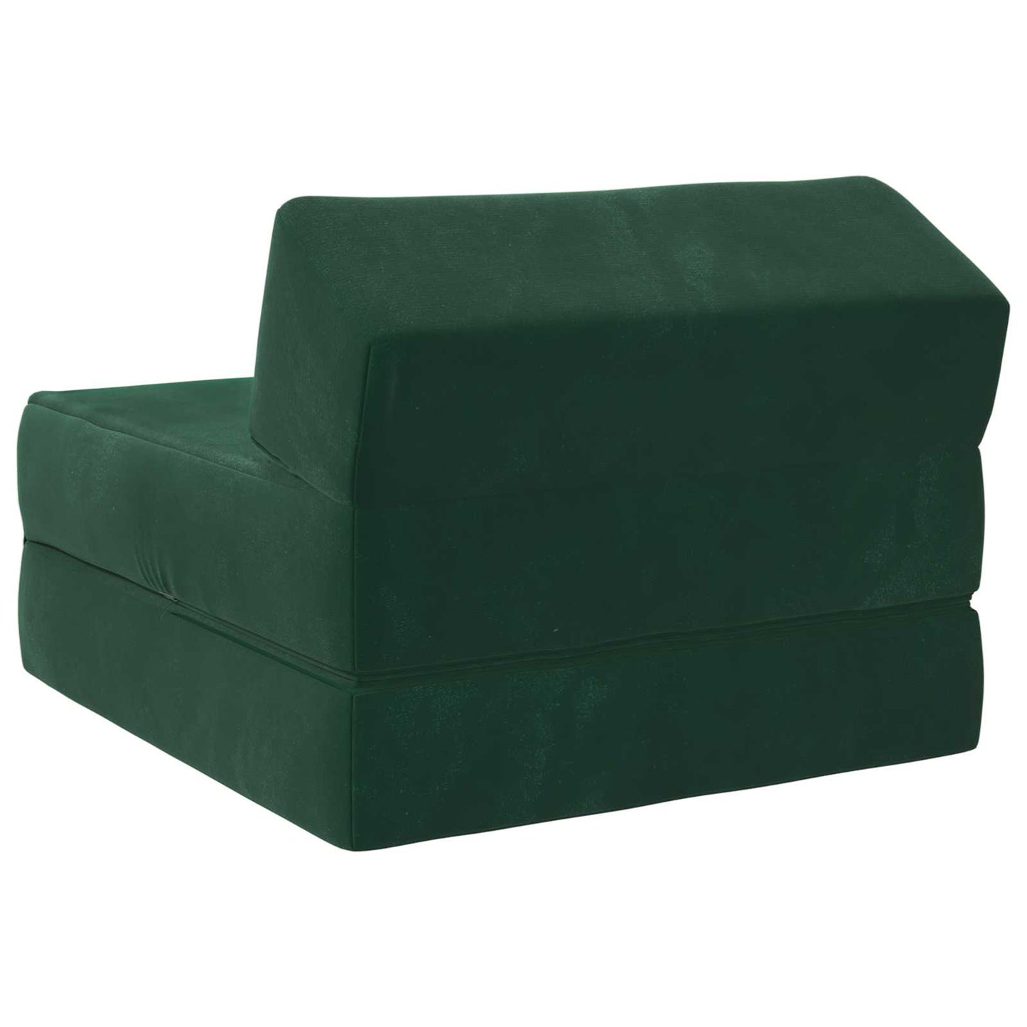 Divano Letto Pieghevole Verde Scuro 60 x 70 x 41 cm Tessuto | homemem39