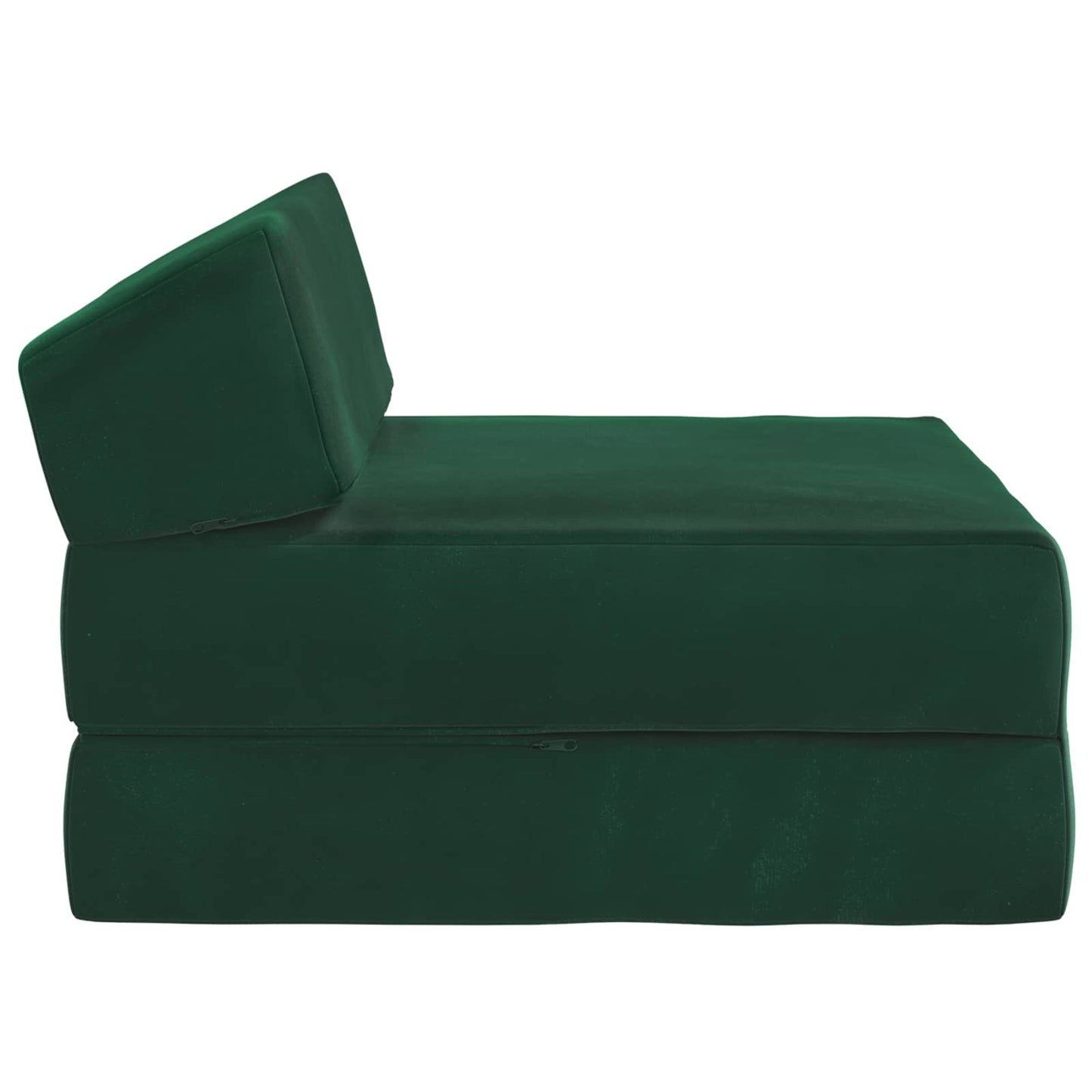 Divano Letto Pieghevole Verde Scuro 60 x 70 x 41 cm Tessuto | homemem39