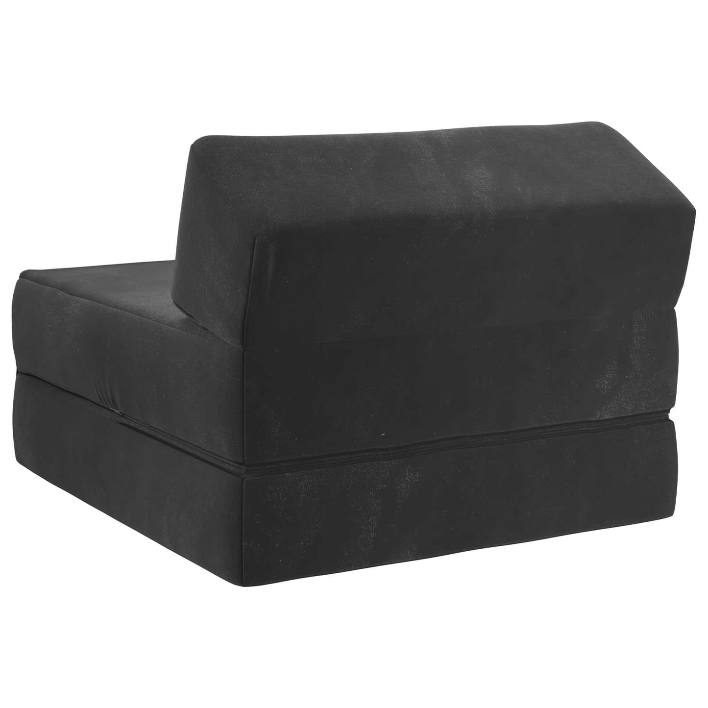 Divano Letto Pieghevole Nero 60 x 70 x 41 cm Tessuto | homemem39