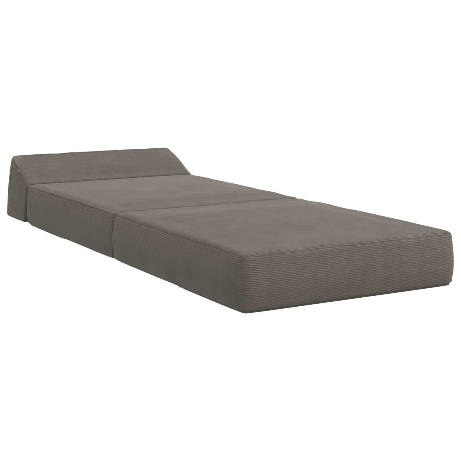 Divano Letto Pieghevole Grigio Chiaro 60 x 70 x 41 cm Tessuto | homemem39