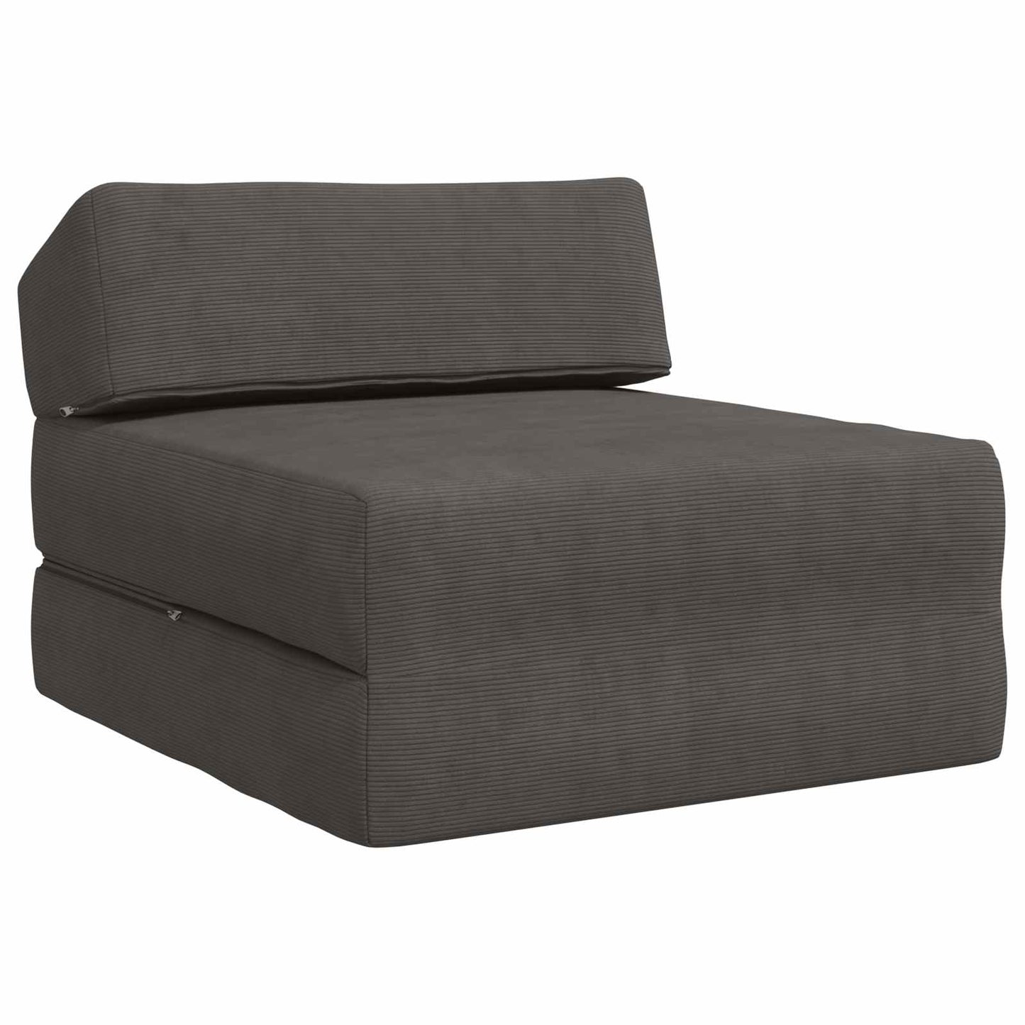Divano Letto Pieghevole Grigio Scuro 60 x 70 x 41 cm Tessuto