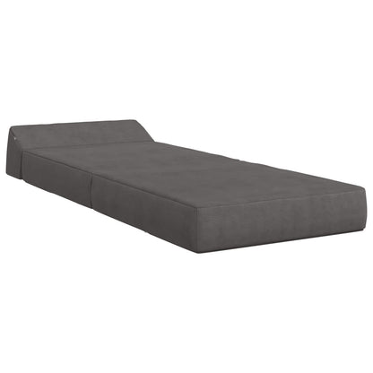 Divano Letto Pieghevole Grigio Scuro 60 x 70 x 41 cm Tessuto | homemem39
