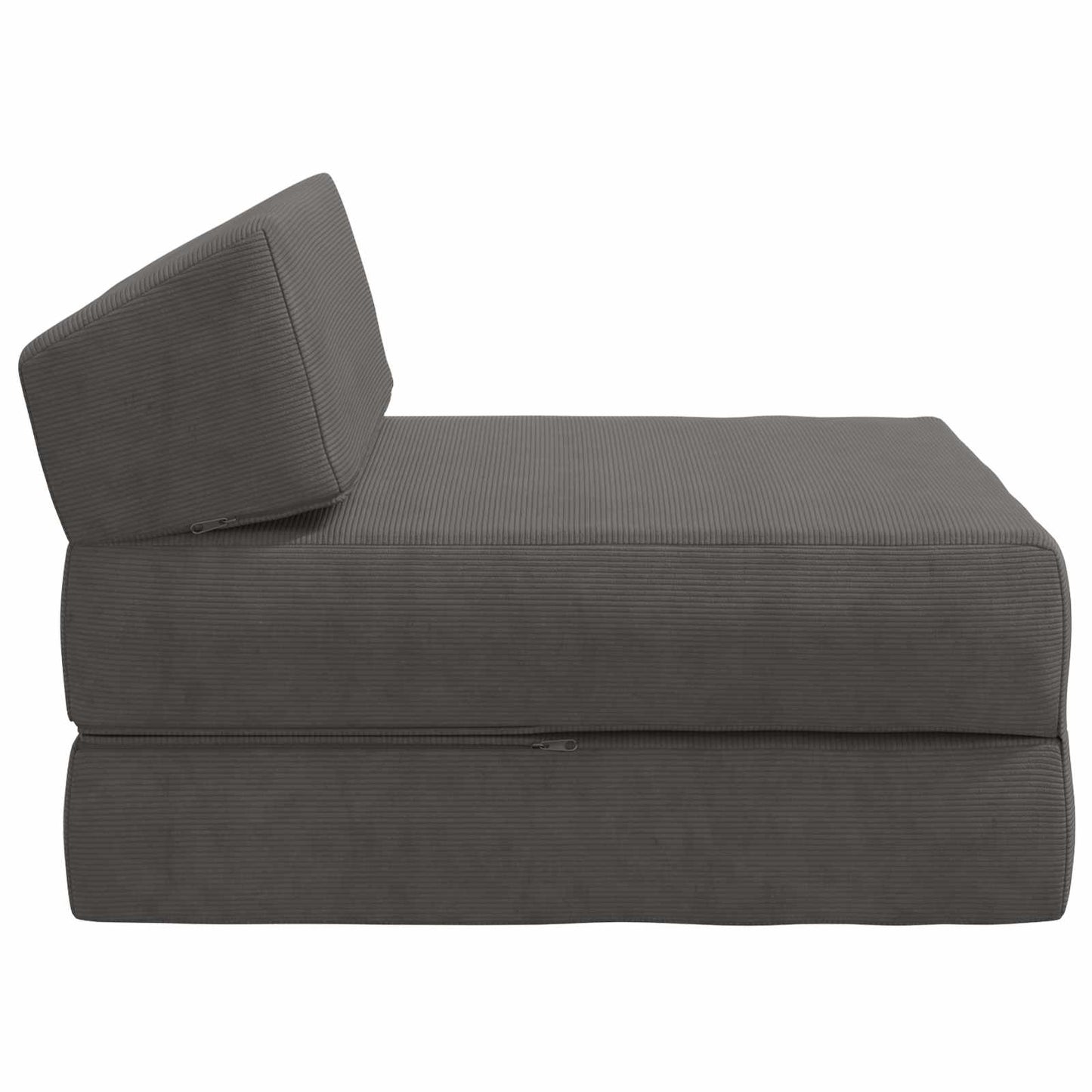 Divano Letto Pieghevole Grigio Scuro 60 x 70 x 41 cm Tessuto | homemem39