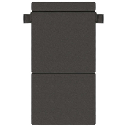 Divano Letto Pieghevole Grigio Scuro 70 x 72 x 60 cm Tessuto | homemem39