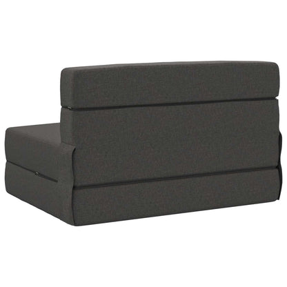 Divano Letto Pieghevole Grigio Scuro 70 x 72 x 60 cm Tessuto | homemem39