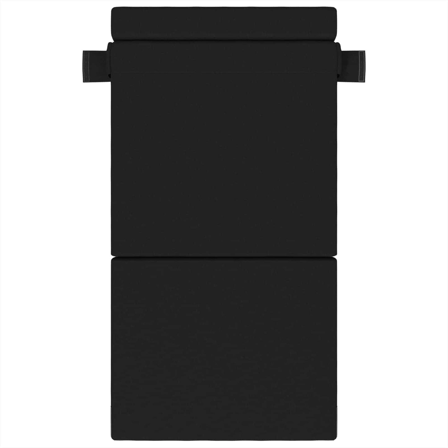 Divano Letto Pieghevole Nero 70 x 72 x 60 cm Tessuto | homemem39