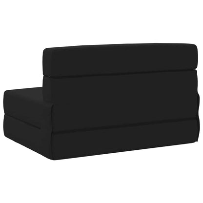 Divano Letto Pieghevole Nero 70 x 72 x 60 cm Tessuto | homemem39