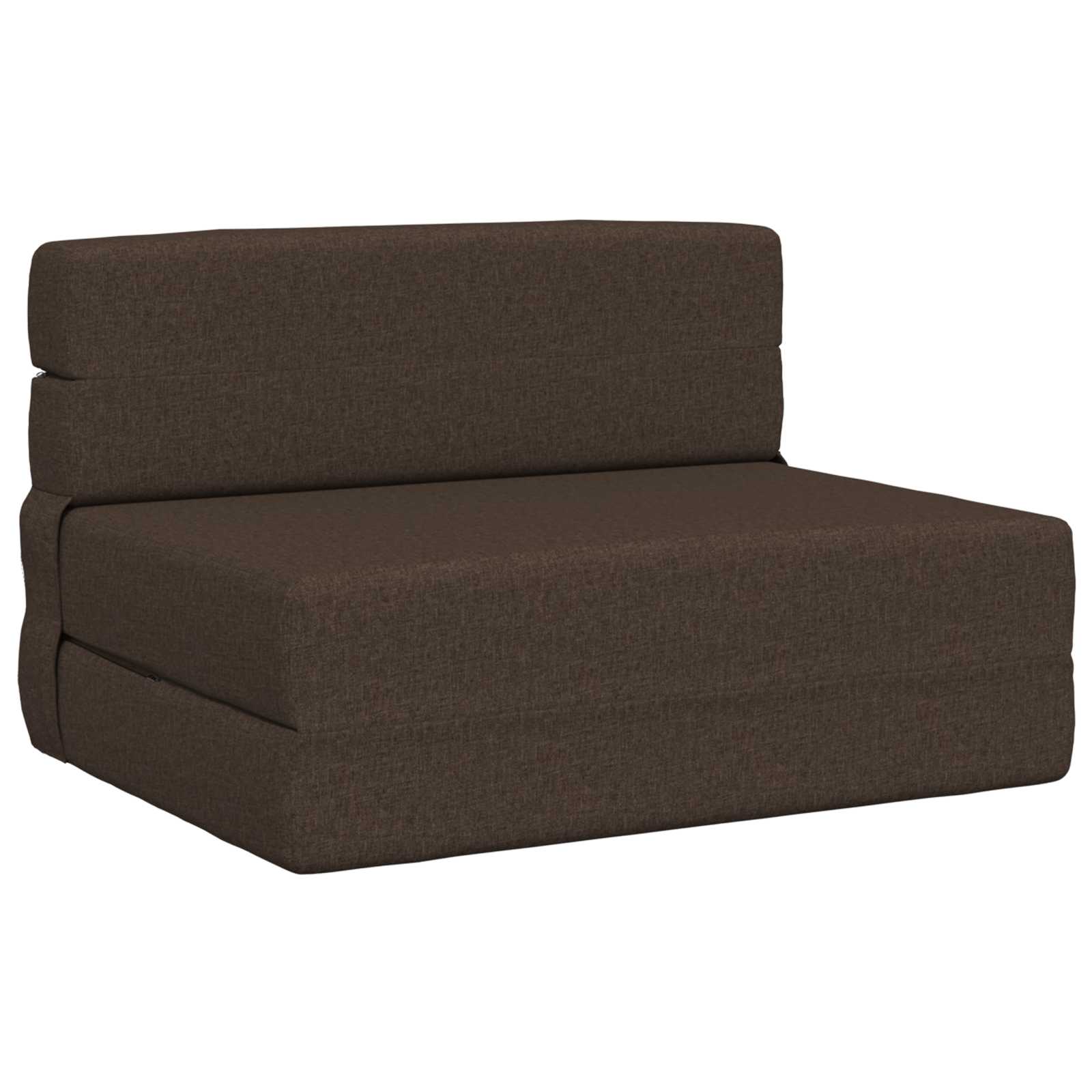 Divano Letto Pieghevole Tortora 70 x 72 x 60 cm Tessuto | homemem39