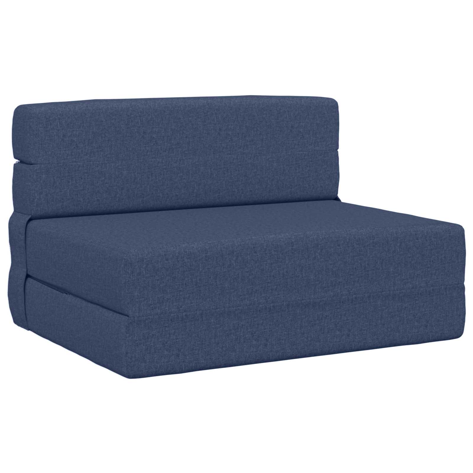 Divano Letto Pieghevole Blu 70 x 72 x 60 cm Tessuto | homemem39
