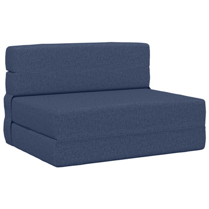 Divano Letto Pieghevole Blu 70 x 72 x 60 cm Tessuto | homemem39