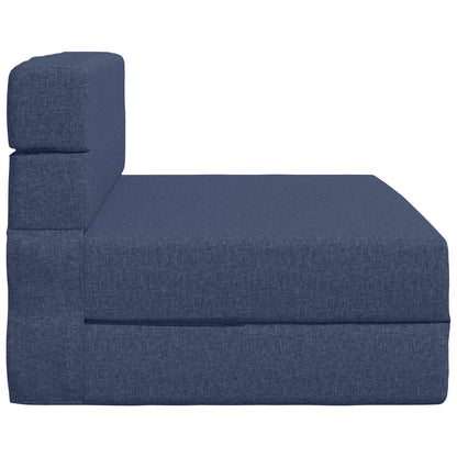 Divano Letto Pieghevole Blu 70 x 72 x 60 cm Tessuto | homemem39