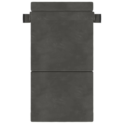 Divano Letto Pieghevole Grigio Scuro 70 x 72 x 60 cm Tessuto | homemem39