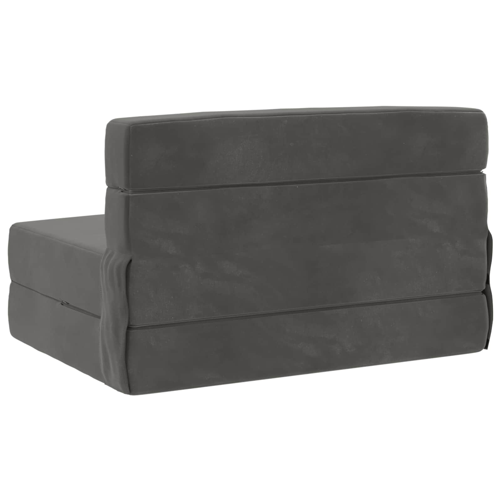 Divano Letto Pieghevole Grigio Scuro 70 x 72 x 60 cm Tessuto | homemem39