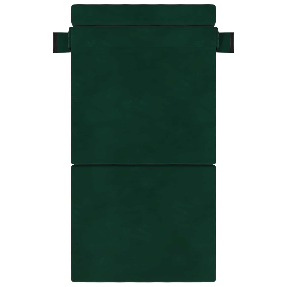 Divano Letto Pieghevole Verde Scuro 70 x 72 x 60 cm Tessuto