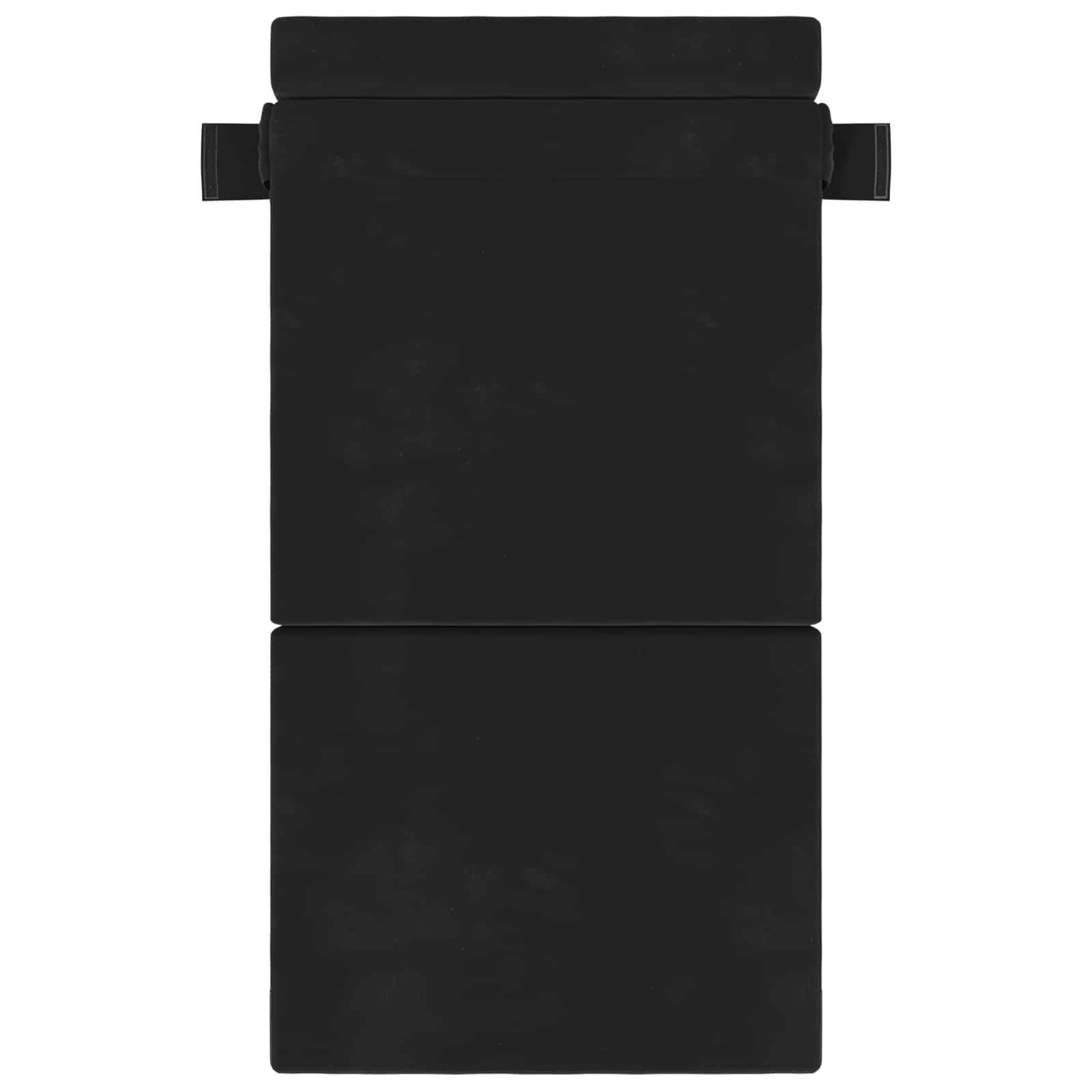 Divano Letto Pieghevole Nero 70 x 72 x 60 cm Tessuto | homemem39