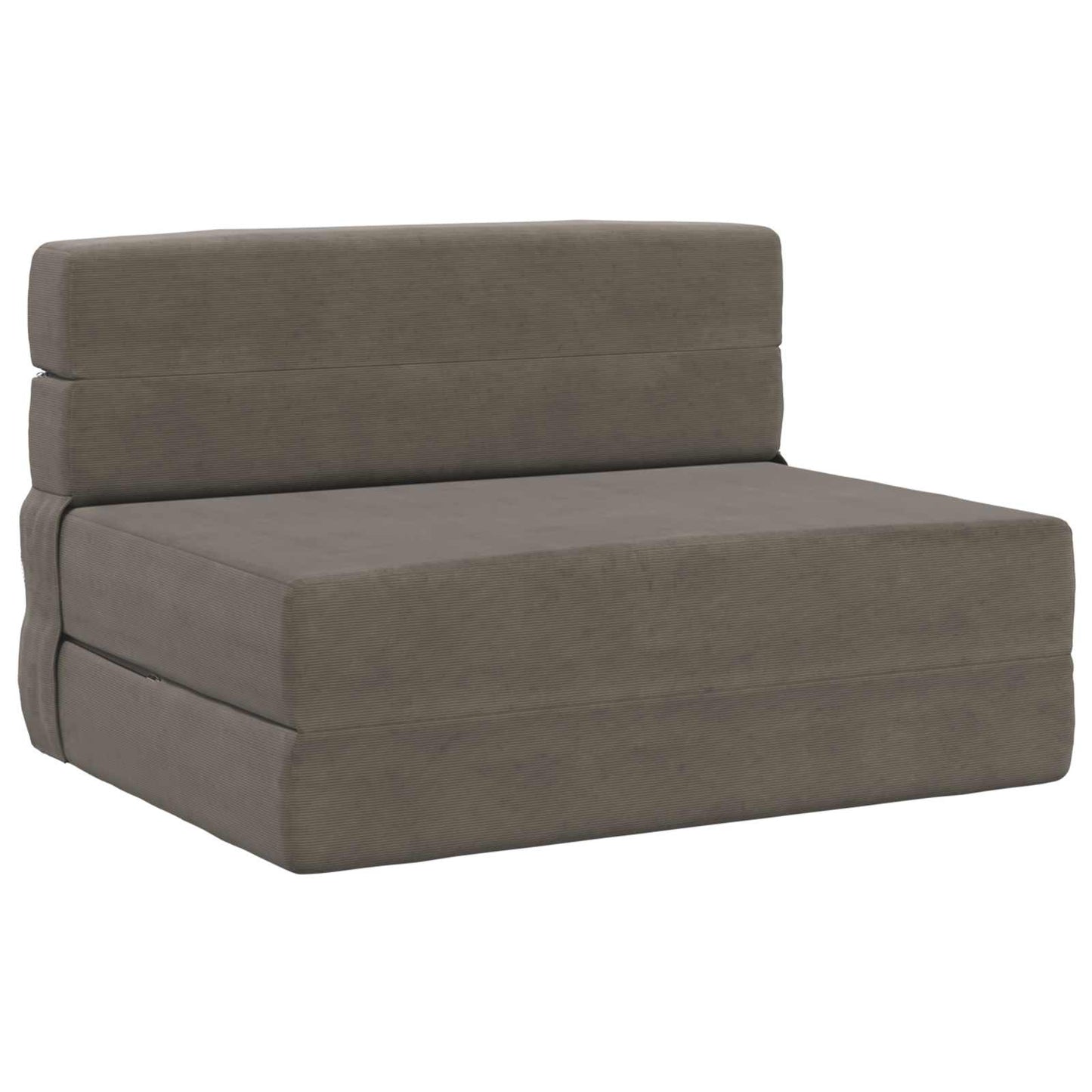 Divano Letto Pieghevole Grigio Chiaro 70 x 72 x 60 cm Tessuto | homemem39