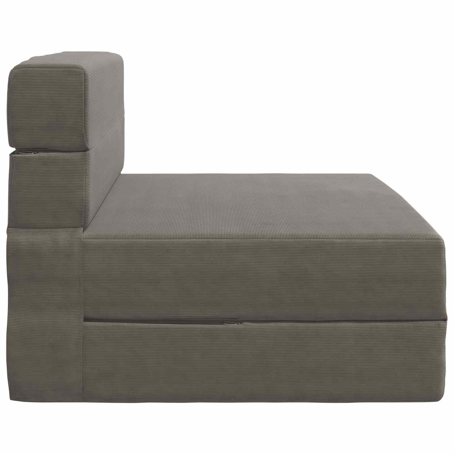 Divano Letto Pieghevole Grigio Chiaro 70 x 72 x 60 cm Tessuto | homemem39