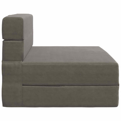 Divano Letto Pieghevole Grigio Chiaro 70 x 72 x 60 cm Tessuto | homemem39