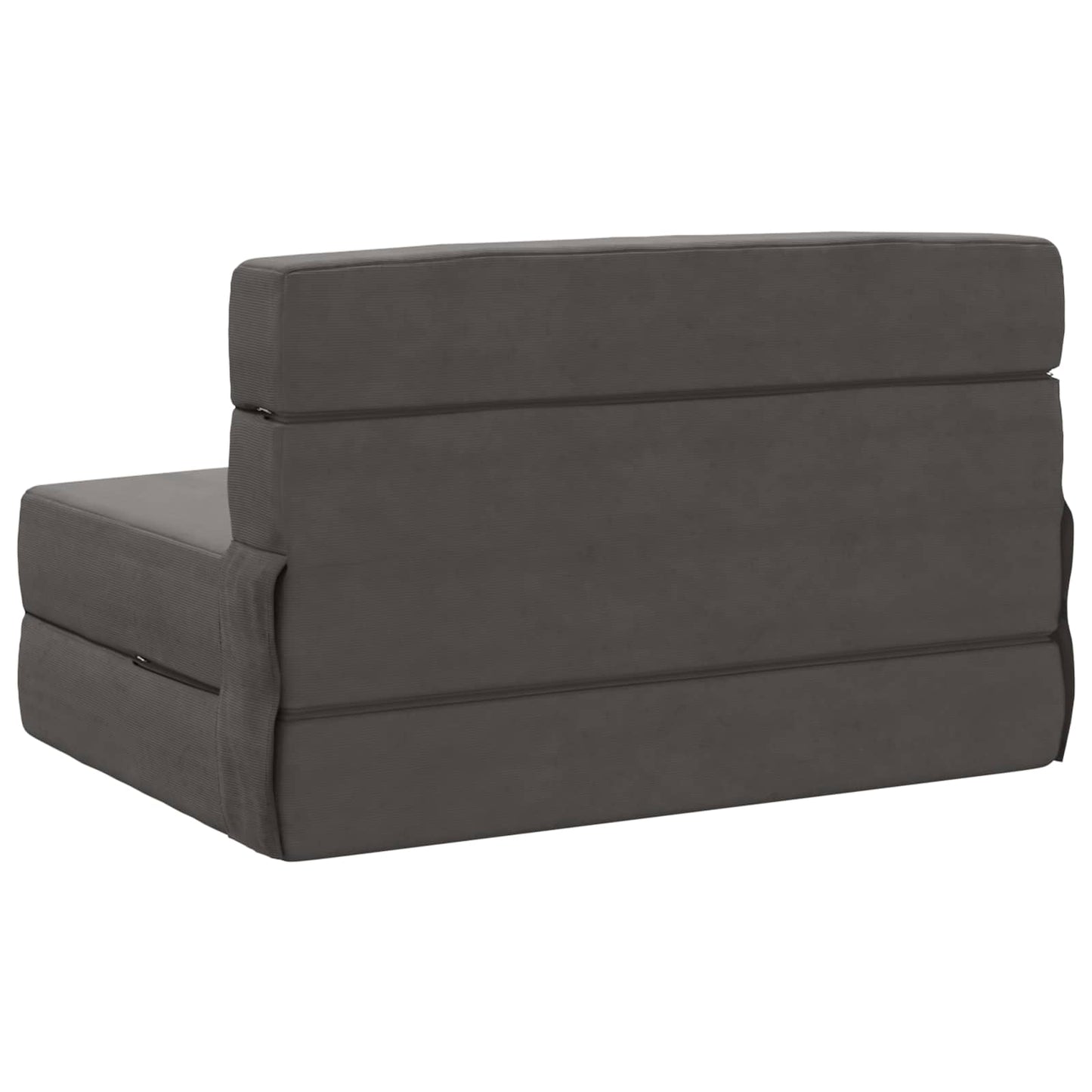 Divano Letto Pieghevole Grigio Scuro 70 x 72 x 60 cm Tessuto | homemem39