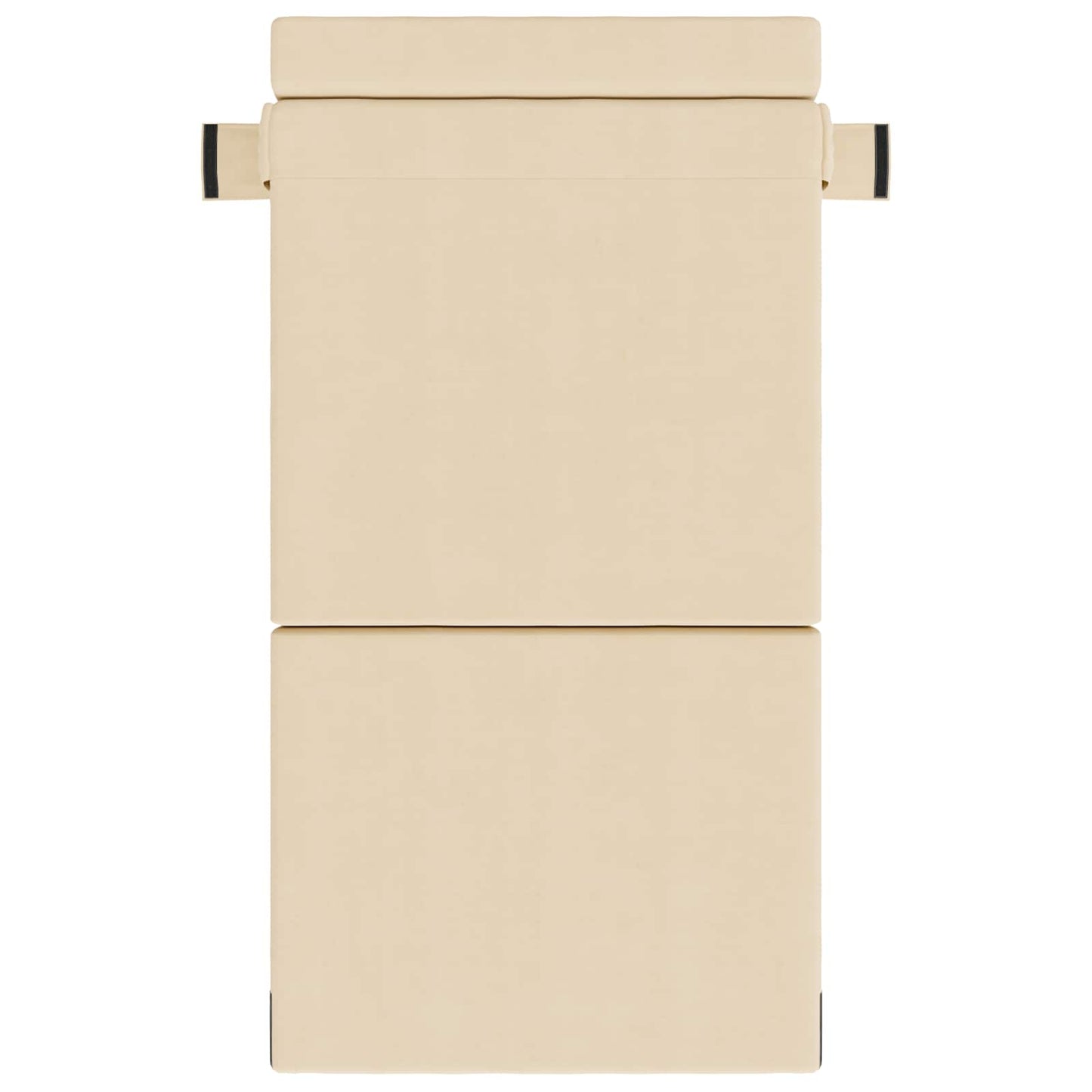 Divano Letto Pieghevole Crema 70 x 72 x 60 cm Tessuto | homemem39