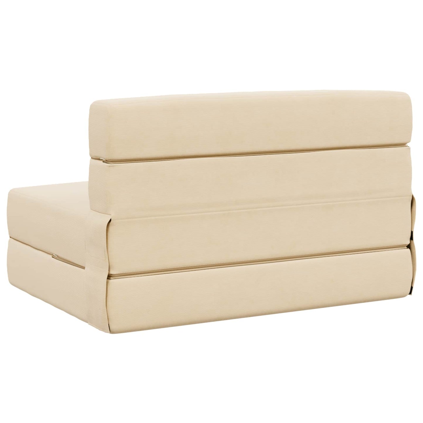 Divano Letto Pieghevole Crema 70 x 72 x 60 cm Tessuto | homemem39