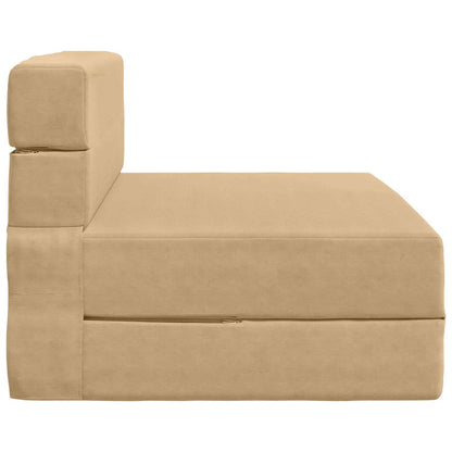Divano Letto Pieghevole Verde Grigio 70 x 72 x 60 cm Tessuto | homemem39