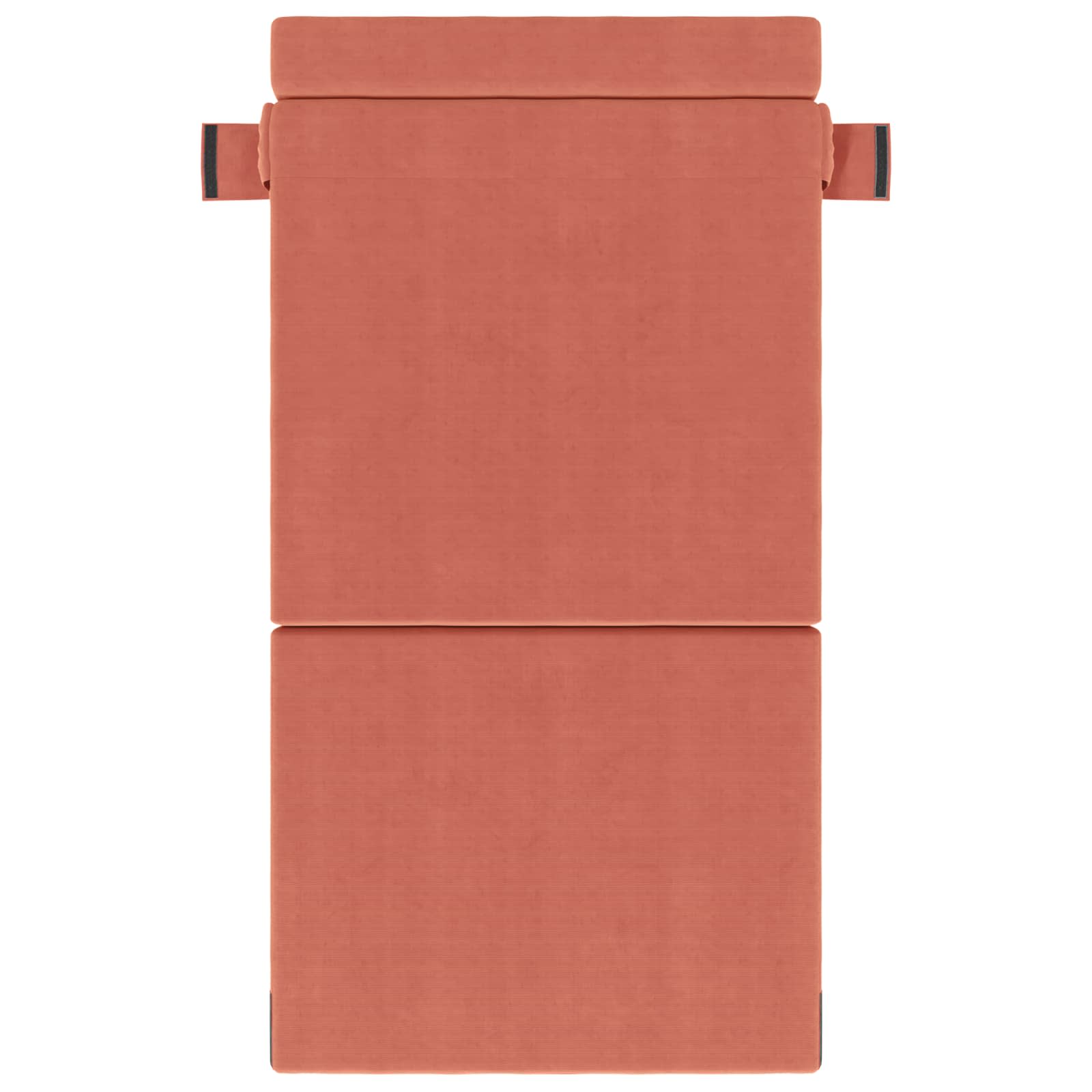 Divano Letto Pieghevole Rosso Arancio 70 x 72 x 60 cm Tessuto | homemem39