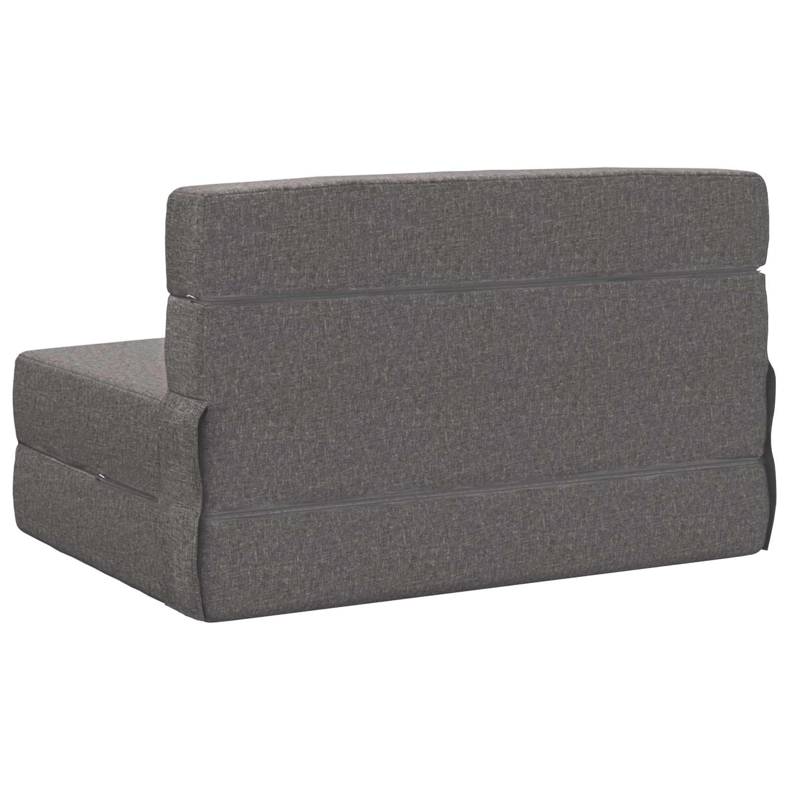 Divano Letto Pieghevole Grigio Chiaro 70 x 80 x 60 cm Tessuto | homemem39