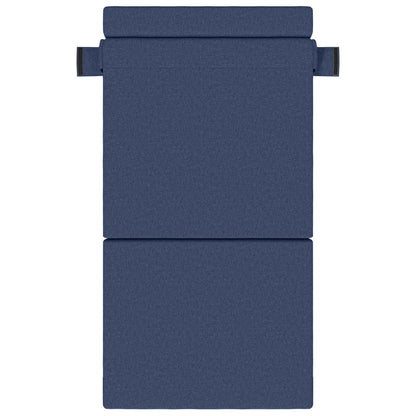 Divano Letto Pieghevole Blu 70 x 80 x 60 cm Tessuto