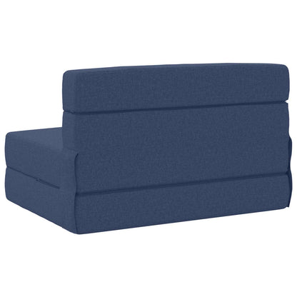 Divano Letto Pieghevole Blu 70 x 80 x 60 cm Tessuto