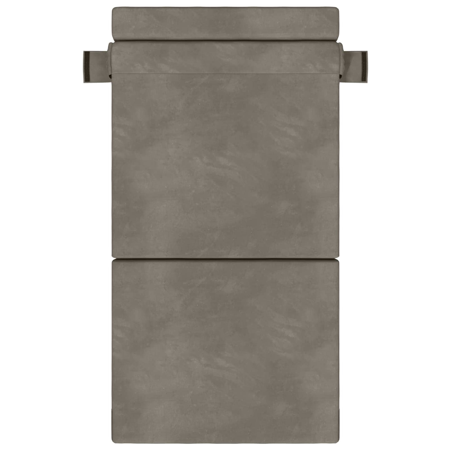 Divano Letto Pieghevole Grigio Chiaro 70 x 80 x 60 cm Tessuto