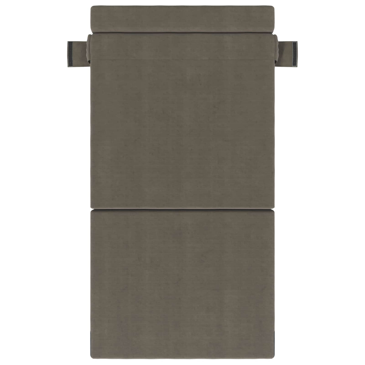 Divano Letto Pieghevole Grigio Chiaro 70 x 80 x 60 cm Tessuto